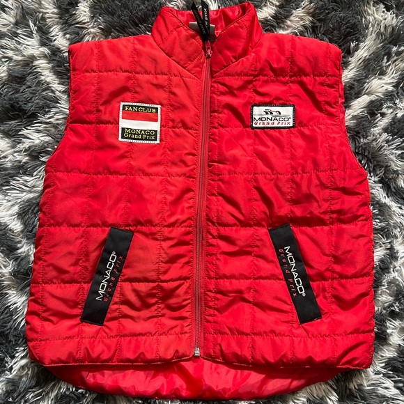 Grand Prix Other - Monaco Grand Prix Racing Vest in Red - Driver - Kids size 7/8 EUC